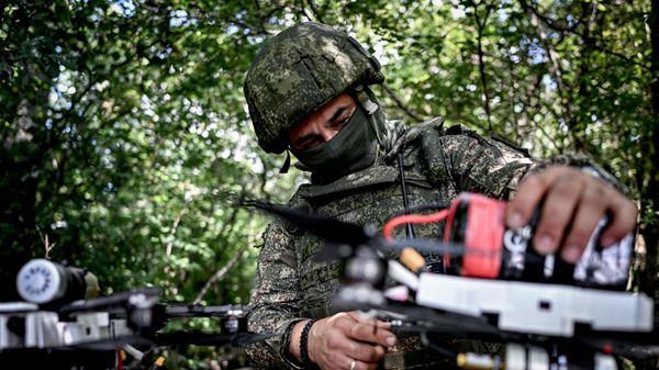Боевая работа расчета БПЛА группировки войск Север на Харьковском направлении