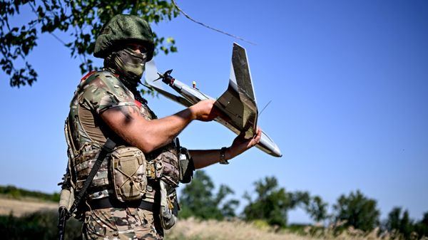 Боевая работа расчета БПЛА БАРС-КУРСК группировки войск Север на Сумском направлении СВО