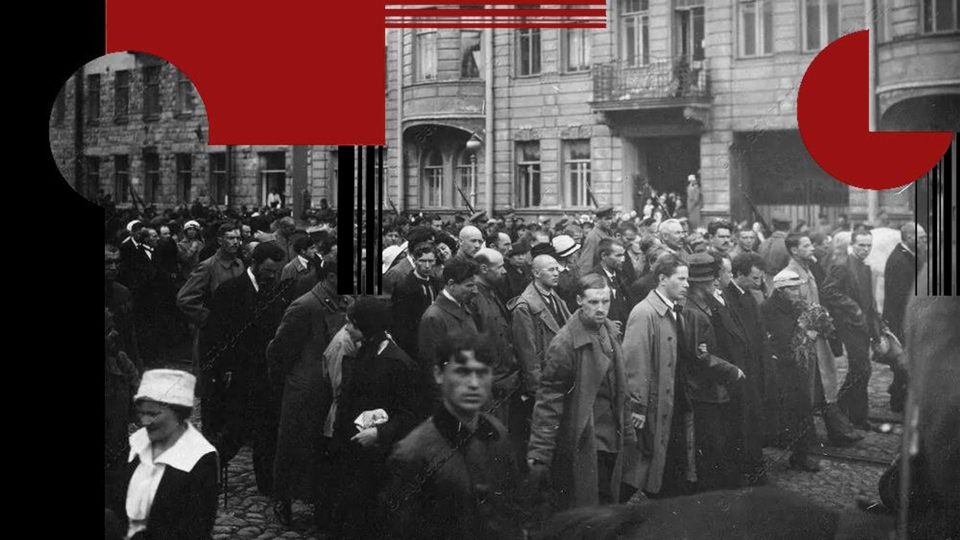 Шествие в день убийства Моисея Урицкого. Петроград, 1918 год - РИА Новости, 1920, 27.08.2026