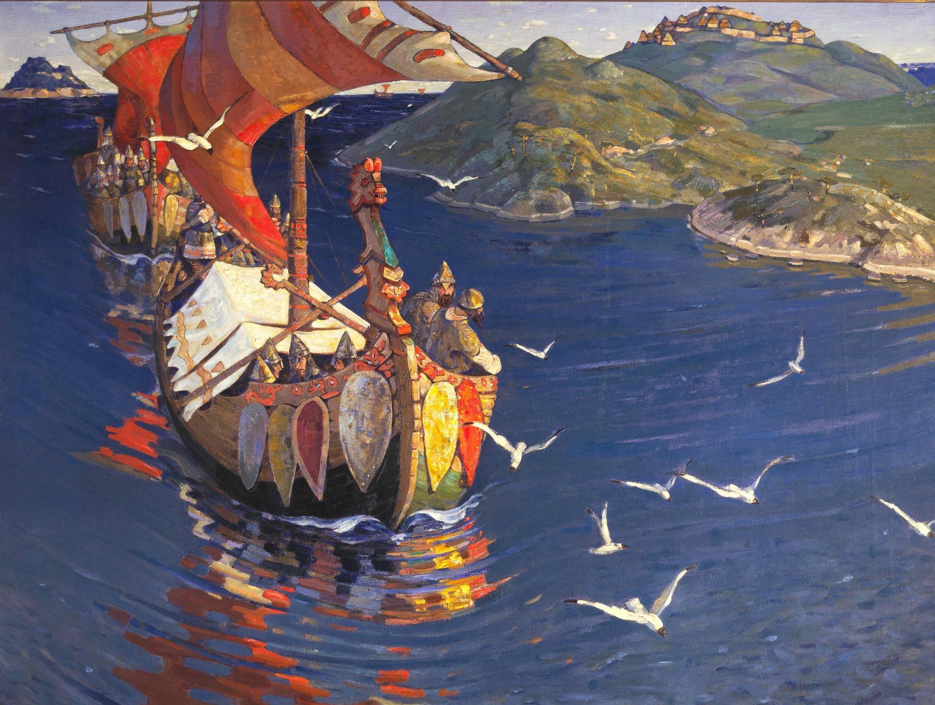 Николай Рерих Заморские гости, 1901 год, ГТГ - РИА Новости, 1920, 17.09.2026