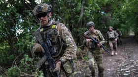 Украинские военнослужащие в Харьковской области
