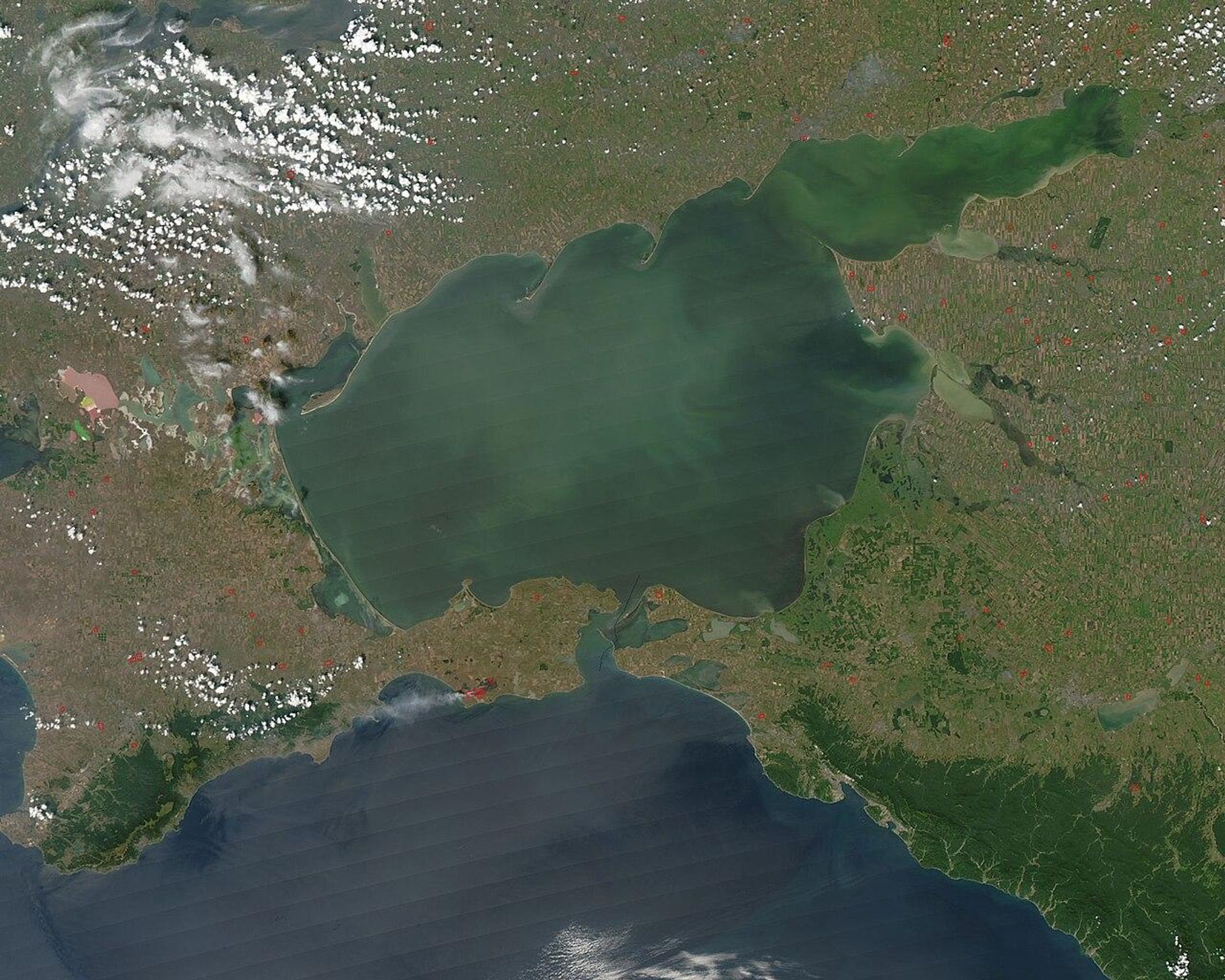 Азовское море, вид с орбиты - РИА Новости, 1920, 18.09.2026