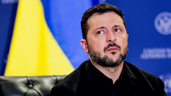  Владимир Зеленский во время встречи с президентом США Дональдом Трампом на ГА ООН