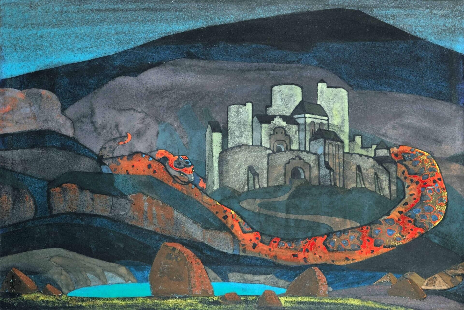 Николай Рерих Град обреченный, 1914 год Николай Рерих Град обреченный, 1914 год - РИА Новости, 1920, 26.09.2026