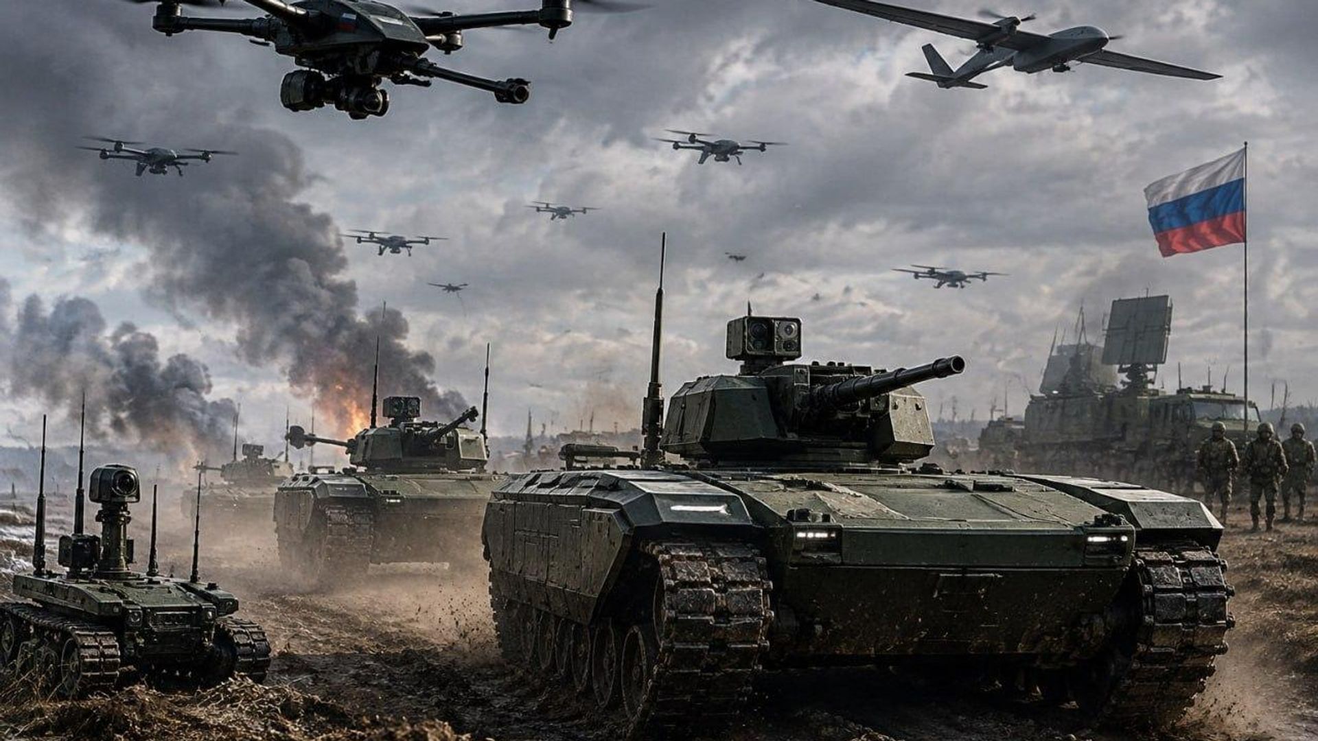 Боевые роботы - РИА Новости, 1920, 07.10.2026