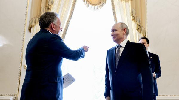 Встреча президента Владимира Путина и спецпосланника Стивена Уиткоффа