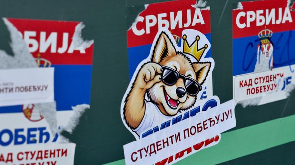 Предвыборная агитация в Белграде