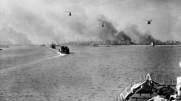 Высадка англо-французского десанта в Порт-Саиде, октябрь 1956 года 