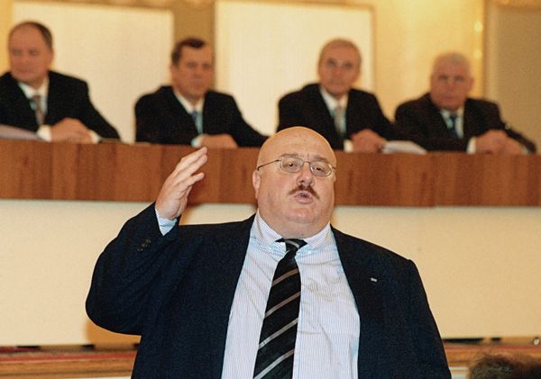 К.Бендукидзе на XIII съезде Российского союза промышленников и предпринимателей