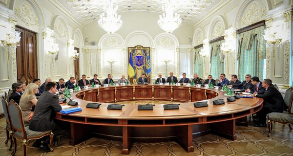 Заседание Совета национальной безопасности и обороны Украины
