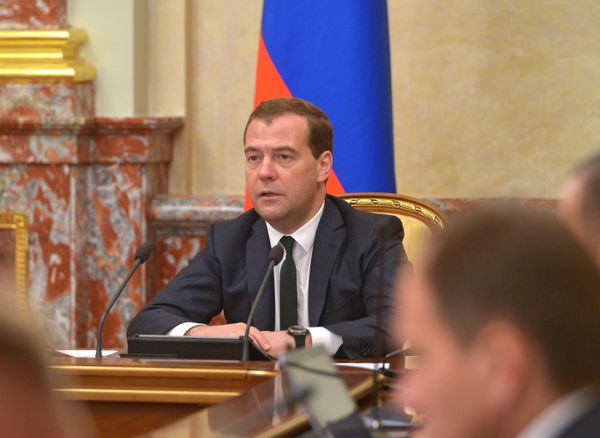 Д.Медведев провел заседание правительства РФ