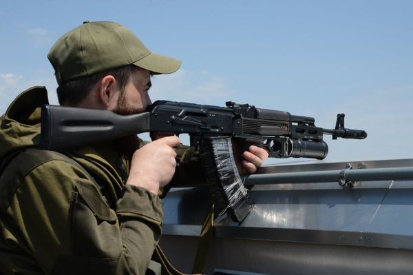 Ситуация в районе международного аэропорта Донецка