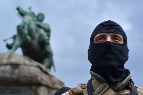 Присяга батальона Азов в Киеве