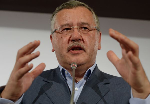 Пресс-брифинг кандидата на пост президента Украины Анатолия Гриценко