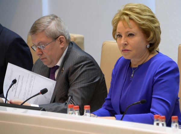 Заседание Совета Федерации РФ