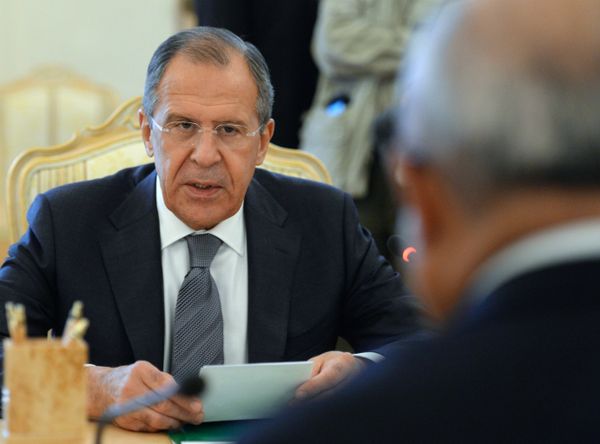 Встреча глав МИД РФ С.Лаврова и МИД Фиджи И. Кубуаболы