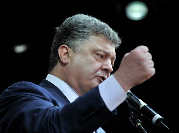Кандидат в президенты Украины П.Порошенко посетил Полтавскую область