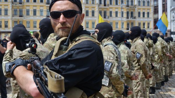 Присяга батальона Азов в Киеве