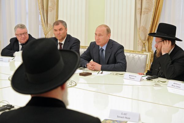 Встреча В.Путина с делегацией раввинов из ряда зарубежных стран