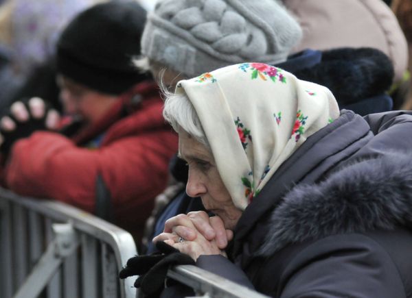Митинг сторонников евроинтеграции во Львове