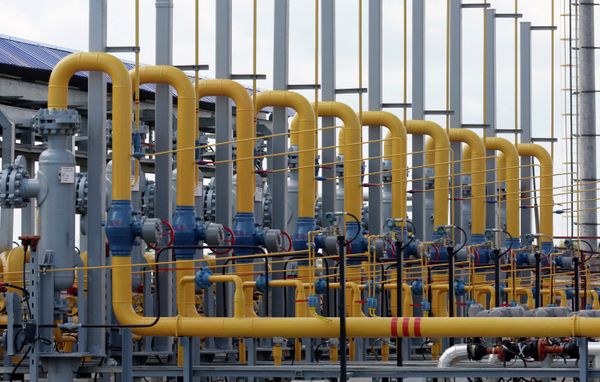 Мозырское газохранилище в Гомельской области