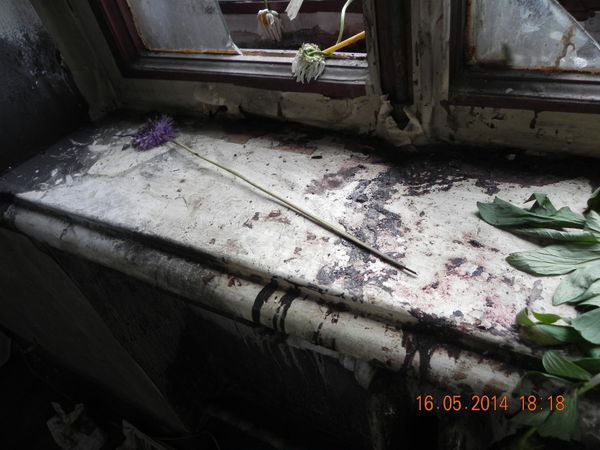 Кровь одесситов на подоконнике Кровь одесситов на подоконнике