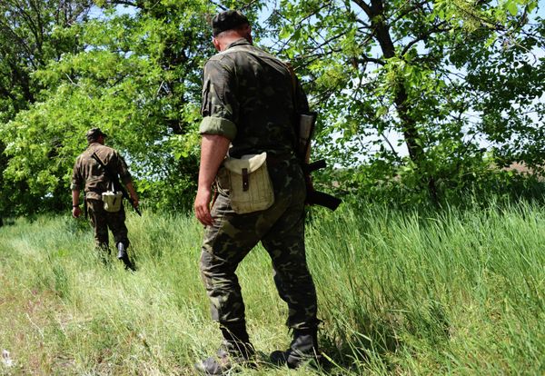 На блокпост Национальной гвардии Украины напали неизвестные