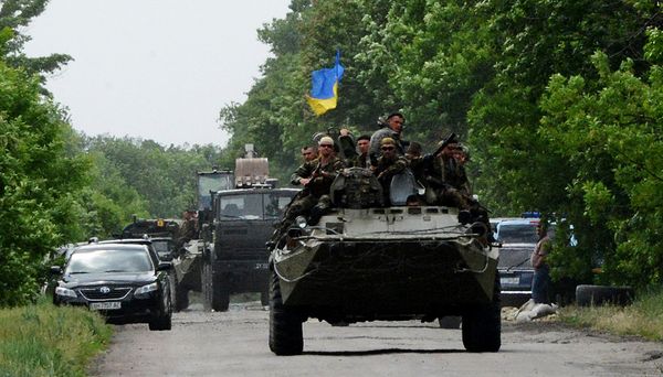 На блокпост Национальной гвардии Украины напали неизвестные На блокпост Национальной гвардии Украины напали неизвестные