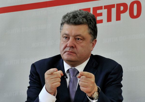 Пресс-конференция П. Порошенко в Кировограде