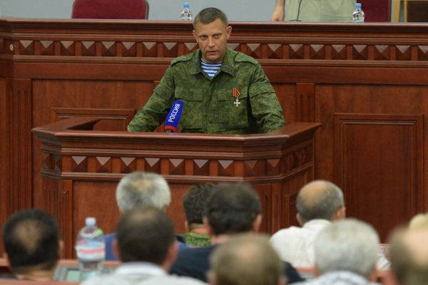 Верховный совет ДНР утвердил Александра Захарченко на пост премьер-министра республики