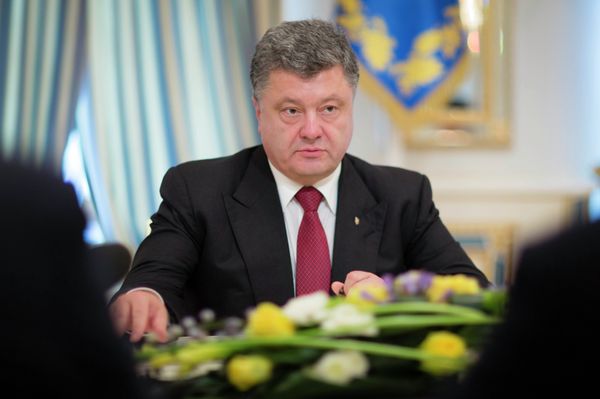 Встреча П.Порошенко с председателями парламентских фракций и лидерами парламентских групп