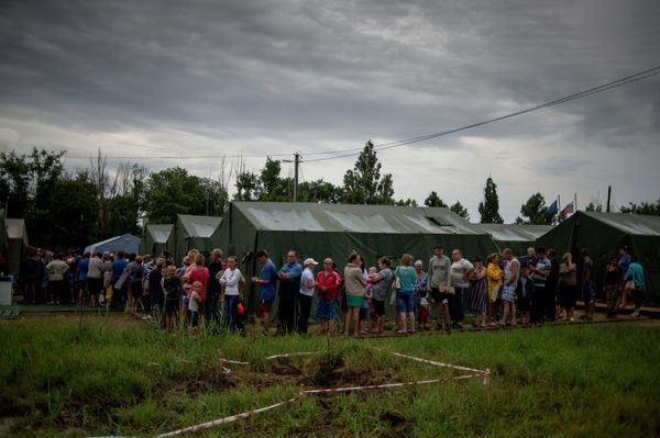 Лагерь беженцев из Украины в Ростовской области Лагерь беженцев из Украины в Ростовской области