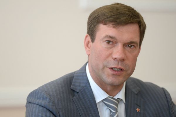 Пресс-конференция О.Царева в Донецке