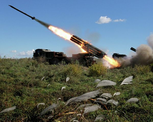 Учения артиллерийских подразделений армии в Приморском крае