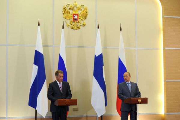 В.Путин встретился с С.Ниинисте