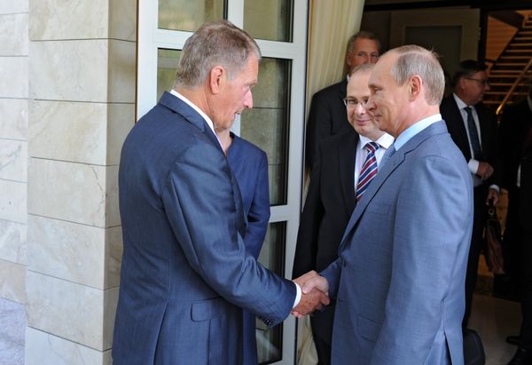 В.Путин встретился с С.Ниинисте