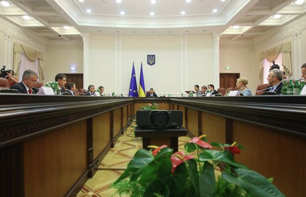 Заседание кабинета министров Украины