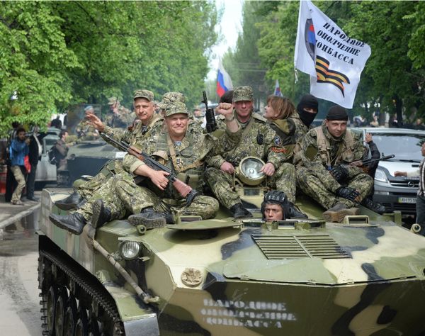 Праздничные мероприятия, посвященные 9 мая в Славянске