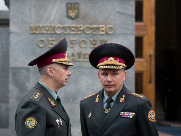 Офицерскому составу Министерства обороны Украины представлен новый министр обороны В.Гелетей