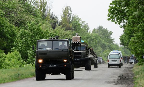 На блокпост Национальной гвардии Украины напали неизвестные