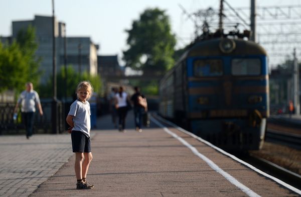 Отправка детей из детских домов Луганской области в Одессу