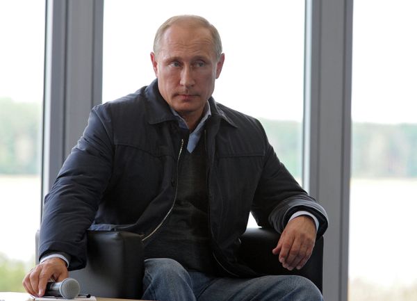 В.Путин посетил молодежный форум Селигер-2014
