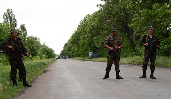 На блокпост Национальной гвардии Украины напали неизвестные