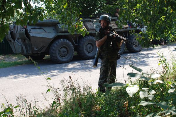 Ситуация в Иловайске Донецкой области