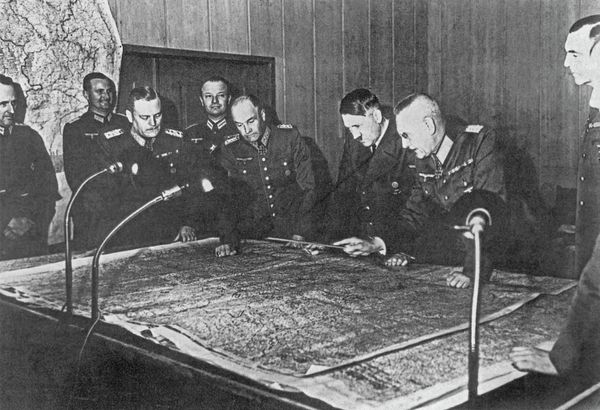 Совещание генерального штаба В 1940 году