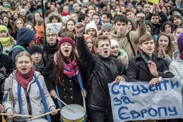 Ситуация на Украине в связи с вопросом евроинтеграции