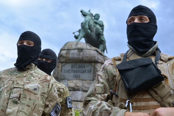 Присяга батальона Азов в Киеве