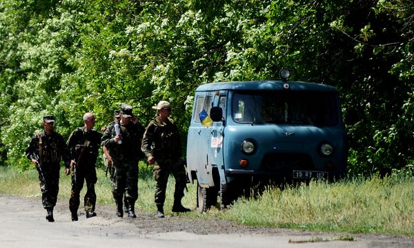 На блокпост Национальной гвардии Украины напали неизвестные