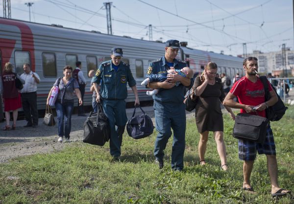 Беженцы из Украины прибыли в Омск Беженцы из Украины прибыли в Омск