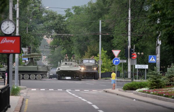 Обострение ситуации в Донецкой области